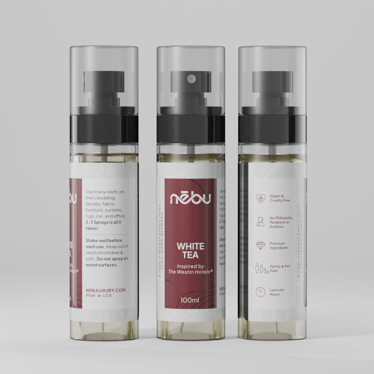 Nēbu | White Tea Room & Linen Spray - Calming