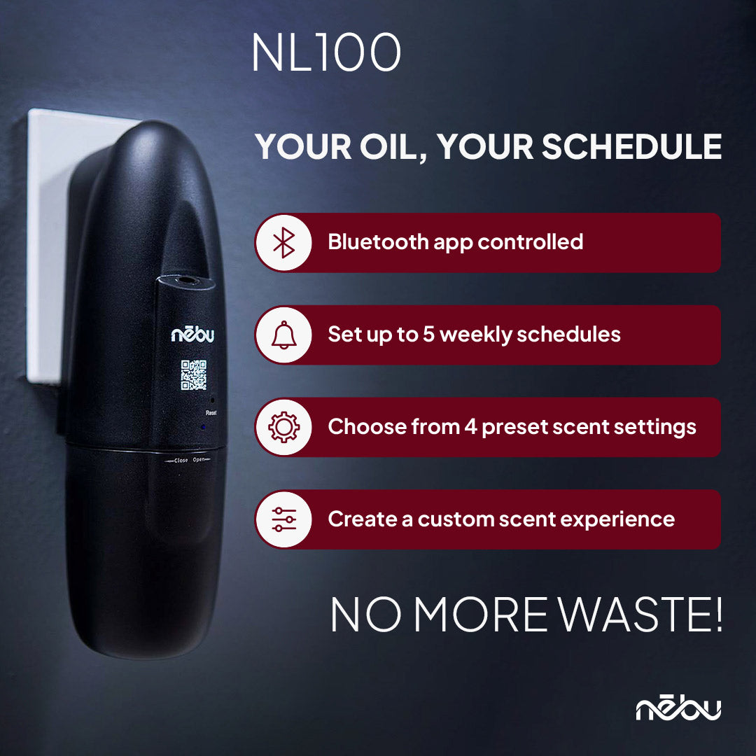 Bluetooth Waterless Nebulizing Scent Diffuser - NL100