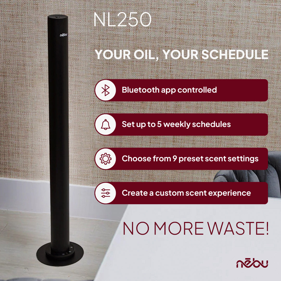 Bluetooth Waterless Nebulizing Scent Diffuser - Freestanding NL250