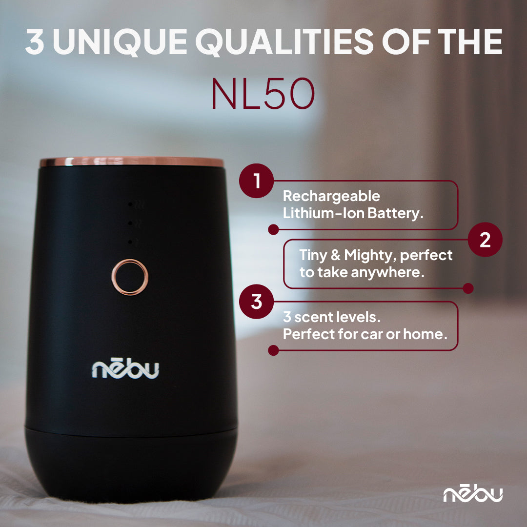 Portable / Rechargeable Nebulizing Car / Room Scent Diffuser - NL50