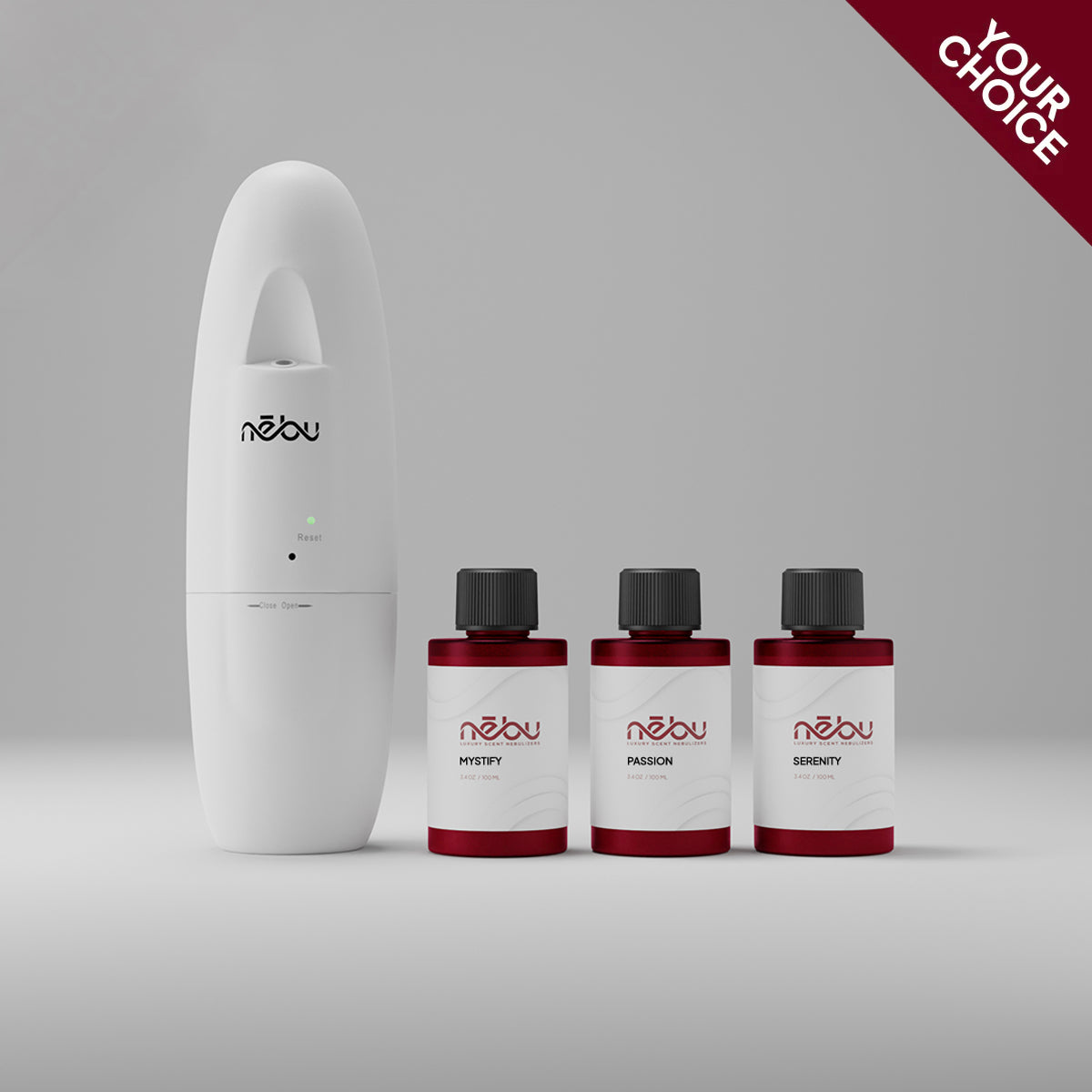 YOUR CHOICE - Bluetooth Diffuser + 3 Fragrance Oils