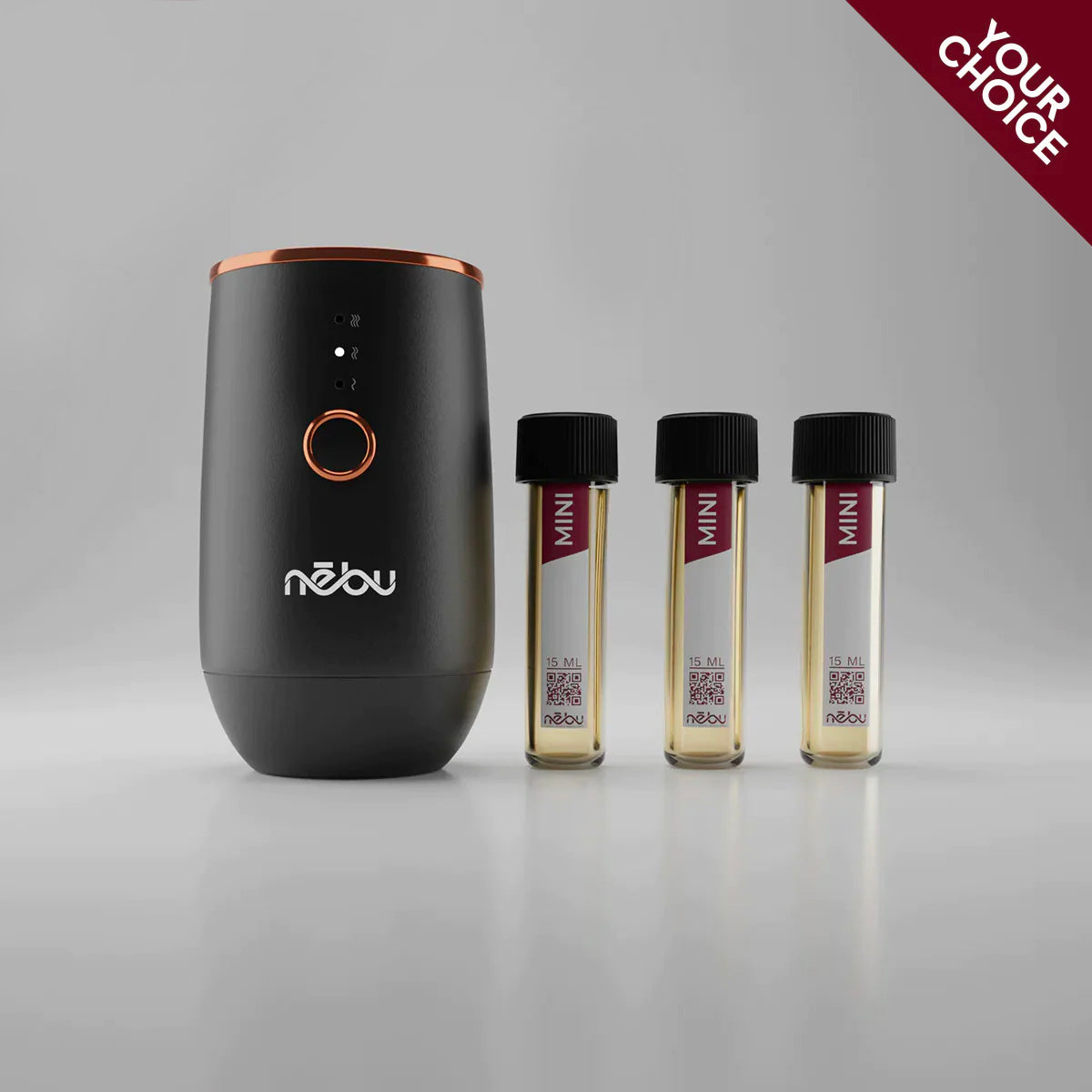YOUR CHOICE - Portable Diffuser + 3 Fragrance Oils